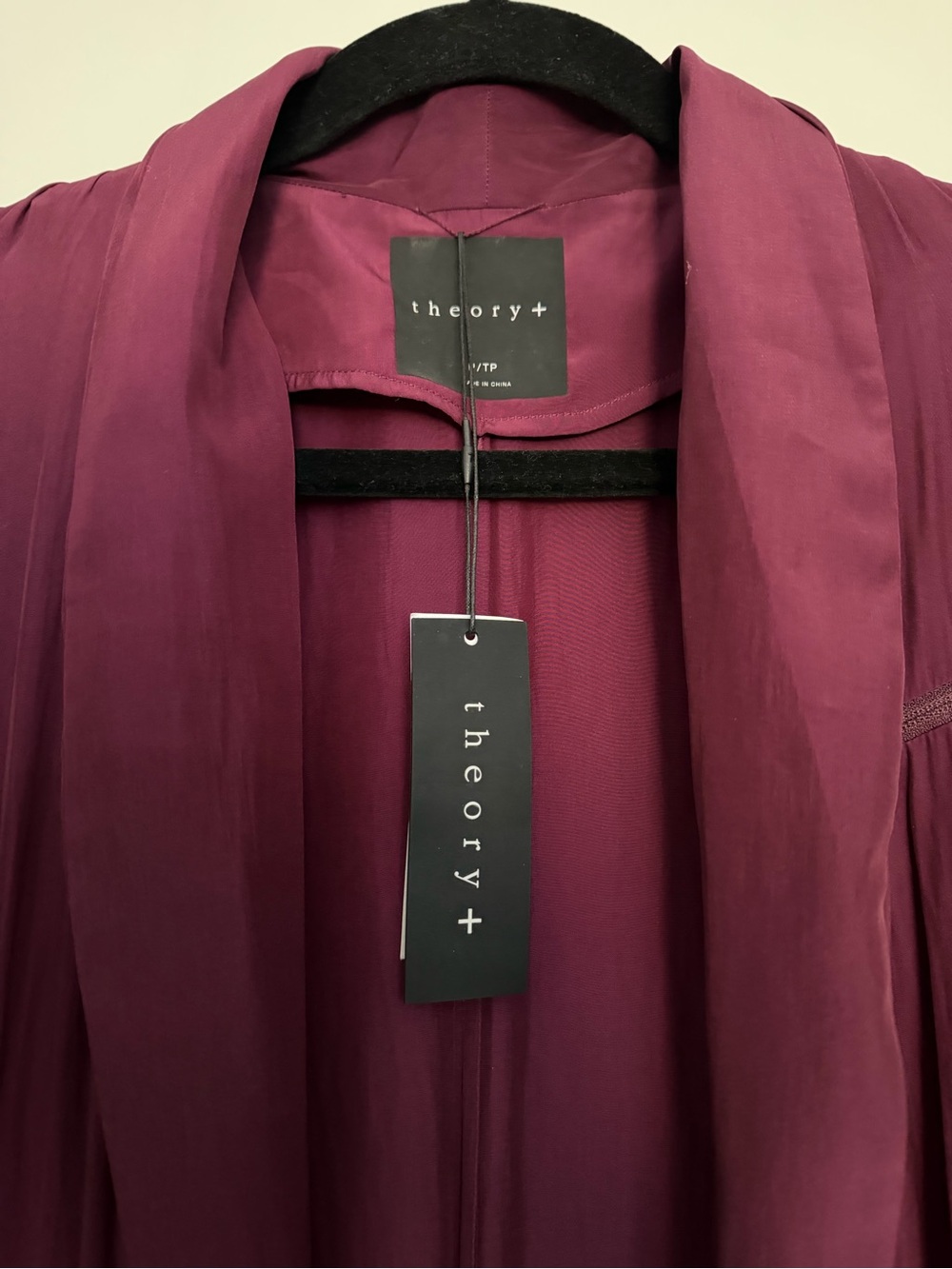 The Theory+ Activate Glider Open Front Long Duster Jacket/Cardigan